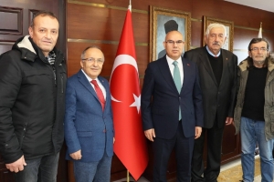 GİRESUN GAZETECİLER DERNEĞİ YÖNETİMİ OLARAK VALİMİZ MUSTAFA KOÇ'U ZİYARET ETTİK.