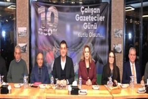 BELEDİYE BAŞKANI KÖSE VE MİLLETVEKİLİ IŞIK GEZMİŞ, GAZETECİLER GÜNÜNDE BASIN EMEKÇİLERİ İLE BULUŞTU
