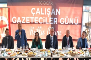 BAŞKAN SIBIÇ,"10 OCAK ÇALIŞAN GAZETECİLER GÜNÜ" NDE BASIN MENSUPLARINA KUTLAMA PROĞRAMI DÜZENLEDİ