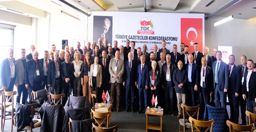 TÜRKİYE GAZETECİLER KONFEDERASYONU KOCAELİ SONUÇ BİLDİRGESİNİ AÇIKLADI