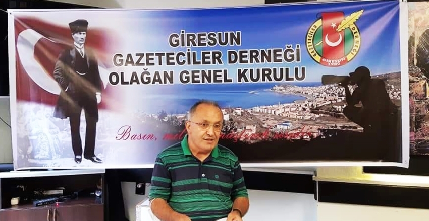 GİRESUN GAZETECİLER DERNEĞİ GENEL KURULUNU YAPTI.BAŞKAN BAYRAM, GÜVEN TAZELEDİ