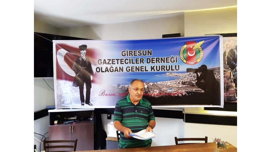 GİRESUN GAZETECİLER DERNEĞİ GENEL KURULUNU YAPTI. BAŞKAN BAYRAM, GÜVEN TAZELEDİ